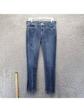 Express Jeans Womens Jeans Size 10 Blue Mia Mid Rise Legging Fit Stretch Denim